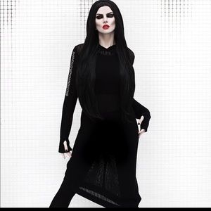 Killstar Deadfest Hooded Dress NWT SIZE XL